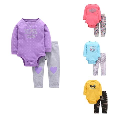 2018 New Baby 2 Pieces Clothing Set For Autumn And Spring Bebes Soft