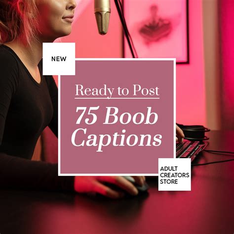 50 Boob Captions for Onlyfans Adult Industry Captions 50 Etsy España