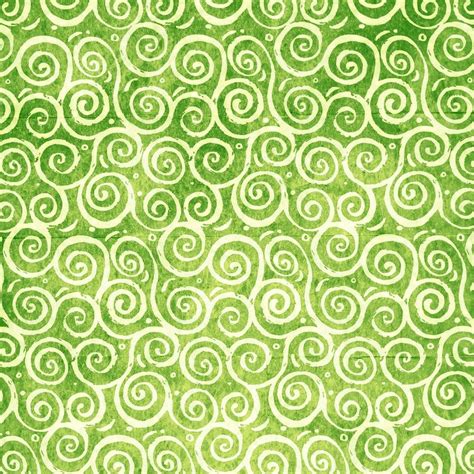 46 Green Swirl Wallpaper
