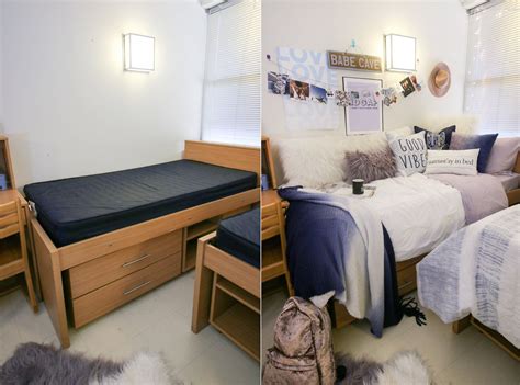 7 This Transformed Dorm Room Now Features Cute Decorations And Soothing Shades Of Purple Dorm