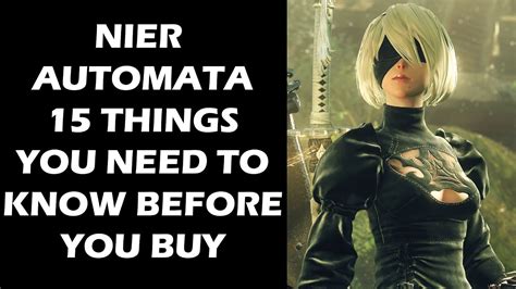 Nier Automata 15 Things You Need To Know Before You Buy Youtube