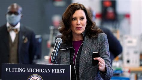 Michigan S Whitmer Refers To Women As People With A Period In
