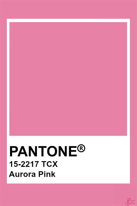 Pantone Aurora Pink Pantone Tcx Pantone Pink Pantone Palette Pantone