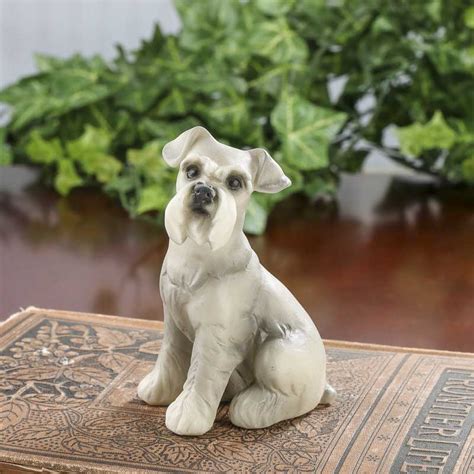 Small Schnauzer Dog Figurine Table Decor Home Decor Factory