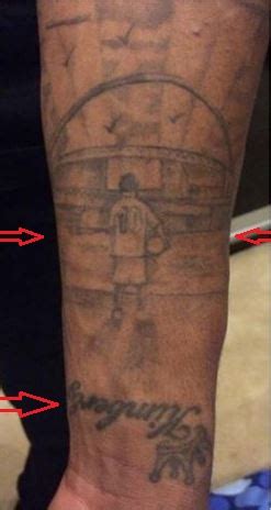 Footballer raheem sterling has recently come under fire after his new tattoo of a gun on his leg has caused some backlash. Raheem Sterling's 14 Tattoos & Their Meanings - Body Art Guru