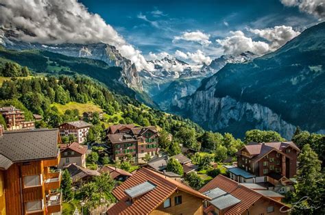 Suiza Europa Alpes Suizos Montañas Nevadas Cool Places To Visit