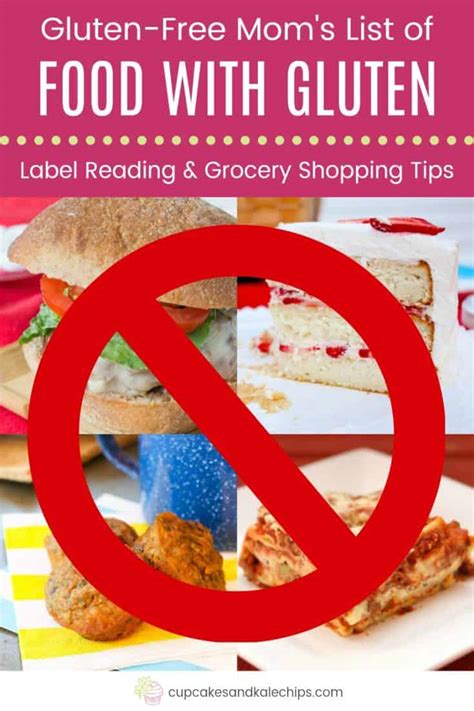 Foods With Gluten Tips For Reading Labels Cupcakes And Kale Chips