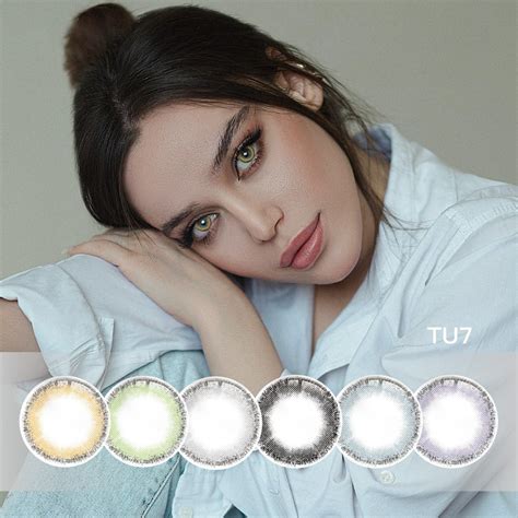 Gray High Quality Yearly Eye Colored Contact Lens For Dark Eyes China