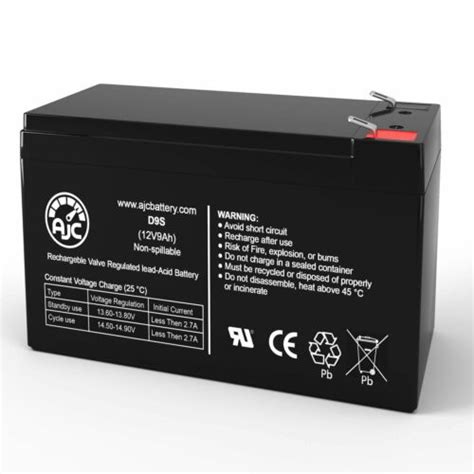 Apc Rbc2 12v 9ah Rbc Replacement Battery Ebay