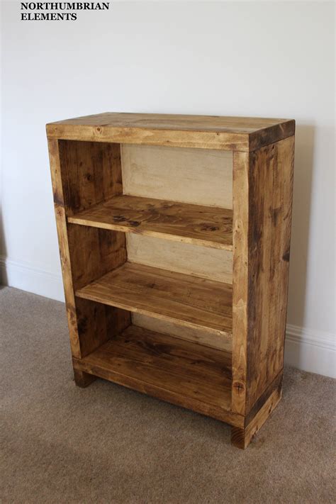 Rustic Reclaimed Handcrafted Solid Wooden Bookcasestorage Etsy