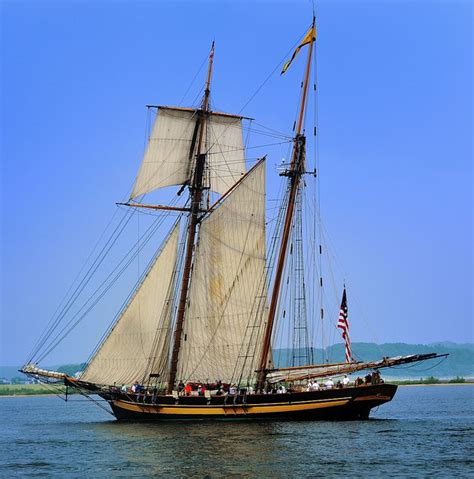 Pride Of Baltimore Ii 1800s Era Tall Ship Ludington Michigan Old
