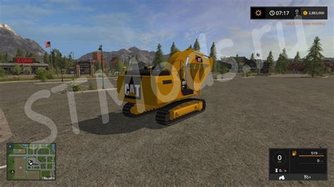 Скачать мод Caterpillar 329e Excavator версия 10 для Farming Simulator