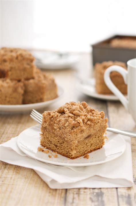 Coffee Cake With Crumble Topping And Brown Sugar Glaze Recipe