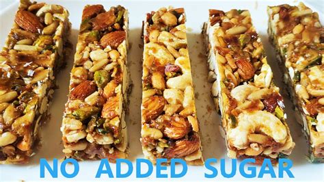 Healthy Nut Bar With Honey Without Added Sugar Simple And Easy Nut