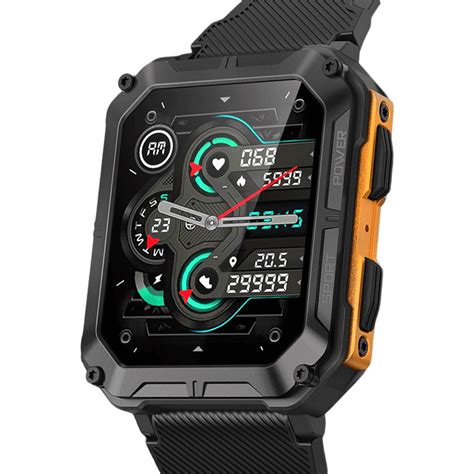 Indestructible Stainless Steel Military Style Rugged Smartwatch Mhtst