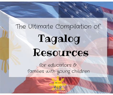 Other Tagalog Resources Fil Am Learners