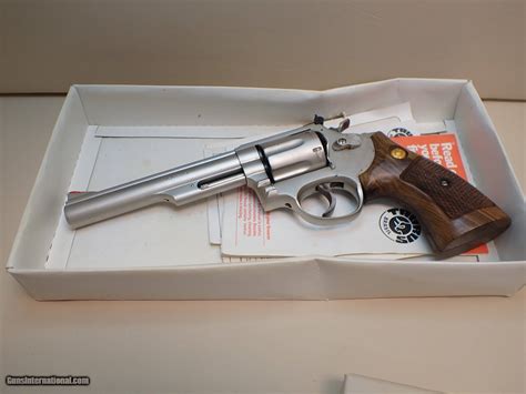 Taurus Model 66 357 Magnum 6 Barrel Stainless Steel 6 Shot Revolver W