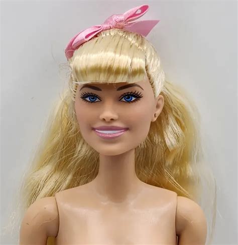 BARBIE THE MOVIE Doll Perfect Day Nude Fashion Doll Margot Robbie Face
