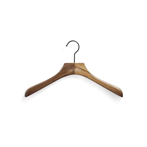 I told you we should have eaten before we left. RackBuddy oak wood clothes hanger - Danish Design