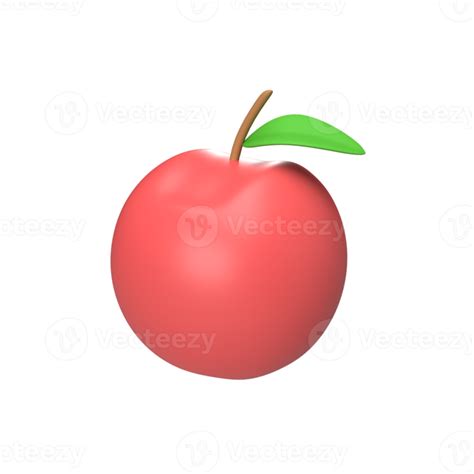 3d Apple Rendered Object Illustration 12794808 Png