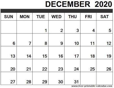 Practical, versatile and customizable december 2020 calendar templates. Free Printable Calendar For December 2020 | Calendar Printables Free Templates