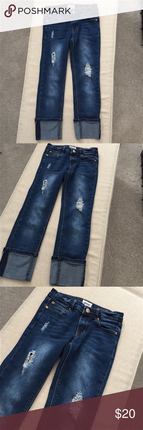 Hudson Girls Skinny Crop Jeans Cropped Skinny Jeans Distressed