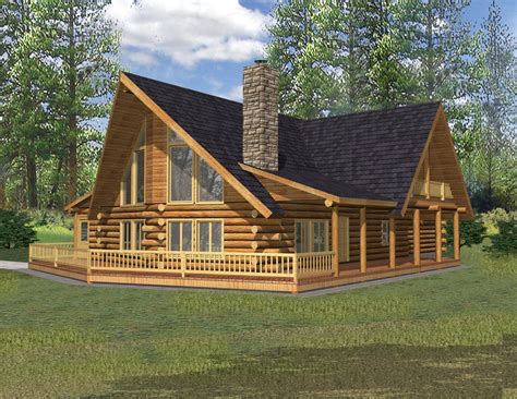 West Style Log Home Cabin Design Coast Mountain Homes Home Plans