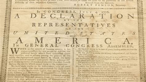 Npr Reads The Declaration Of Independence Npr