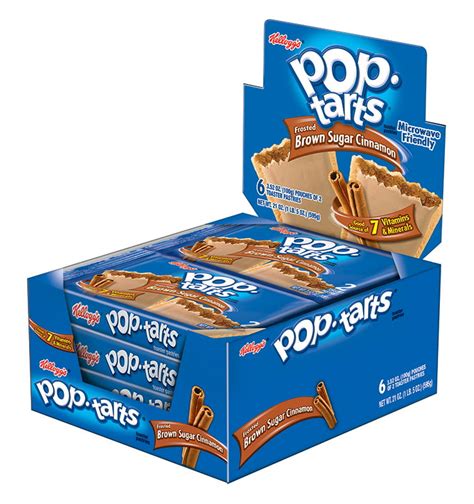 Kellogg S Pop Tarts Frosted Brown Sugar Cinnamon Toaster Pastries 21 Oz