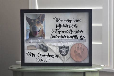 If your pet has died. Dog Memorial Pet Memorial Pet Memorial Shadow Box Dog