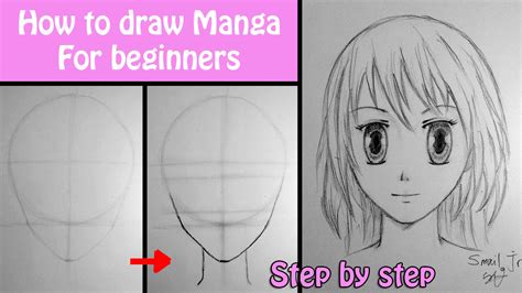 How To Draw Manga Girl For Beginners Smail Jr