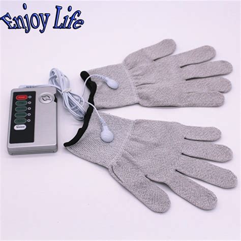 es0013w conductor electro conductive estim gloves conductive super elastic gloves electric shock