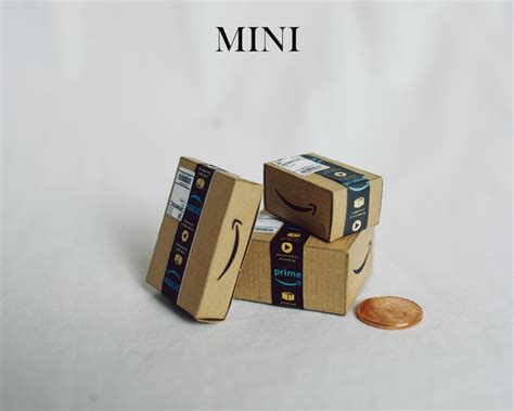 Mini Amazon Box 16 Template Instant Download Printable Etsy