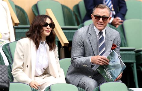 Rachel Weisz Dresses Up With Daniel Craig In James Bond Look Wimbledon