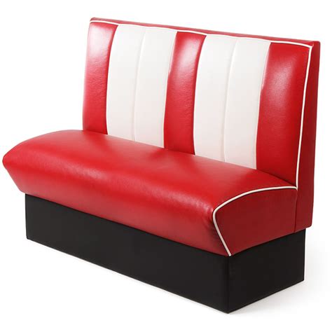 Offering outdoor seating, wine kits to go with cheese or chocolates. Retro Diner Booth Double Seat Red | Drinkstuff