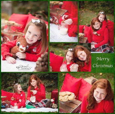 Holiday Mini Session Cookies And Milk Christmas Child Photography