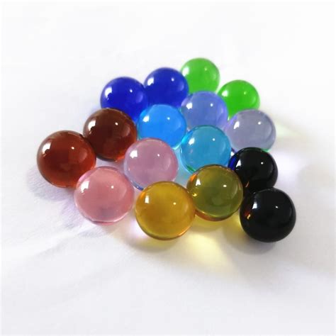 Solid Small Colored Glass Ball With High Precision Crystal Sphere 25mm