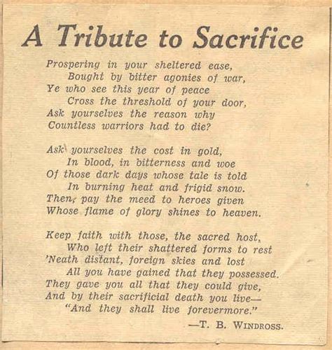 Veteran Funeral Poems