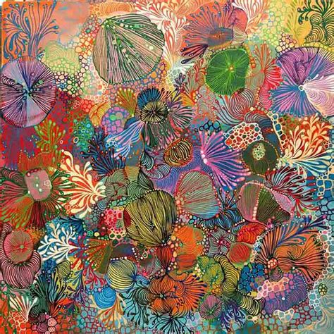 Noemi Ibarz Merce Nim Abstract Floral Paintings Source Flickr