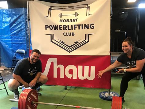 sponsorship hobart powerlifting club shaw contracting