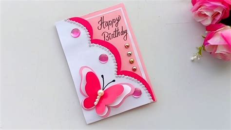 Beautiful Handmade Birthday Card Birthday Card Idea Cards Handmade