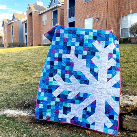 Modern Handcraft Snowflake Quilt By Oh Hello Jenny Snowflake Quilt