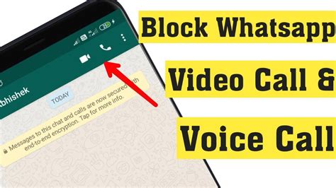 How To Disable Whatsapp Video Call Voice Call Problem In Android Mobile YouTube