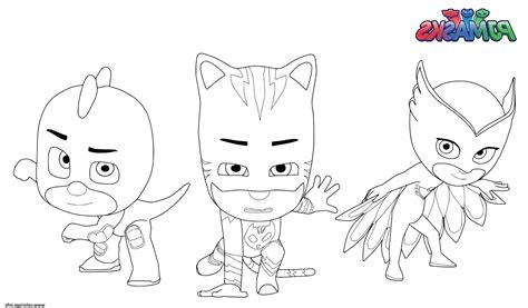 13 Impressionnant De Pyjamasque Dessin Stock  Coloriage  Coloriage