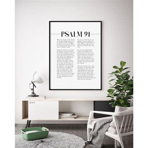Psalm 91 Scripture Wall Art He Who Dwells In The Shelter Bible Verse Artwork For Your Christian