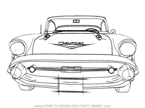 Last week i just finished this series of chevy bel air paintings. 1957 Chevy Bel Air Drawings Sketch Coloring Page