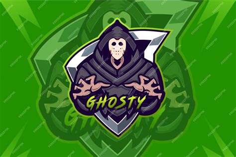 Premium Vector Ghost Mascot Logo