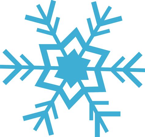 Flake Snow Blue Ice Winter Png Picpng