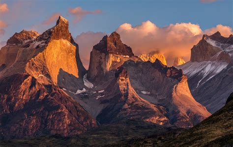 South America Chile Patagonia National Park Torres Del Paine National