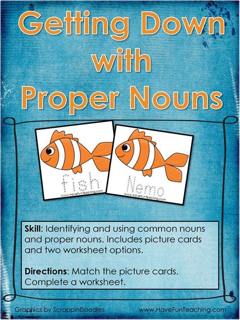 Pin by Have Fun Teaching on First Grade | Proper nouns activity, Nouns